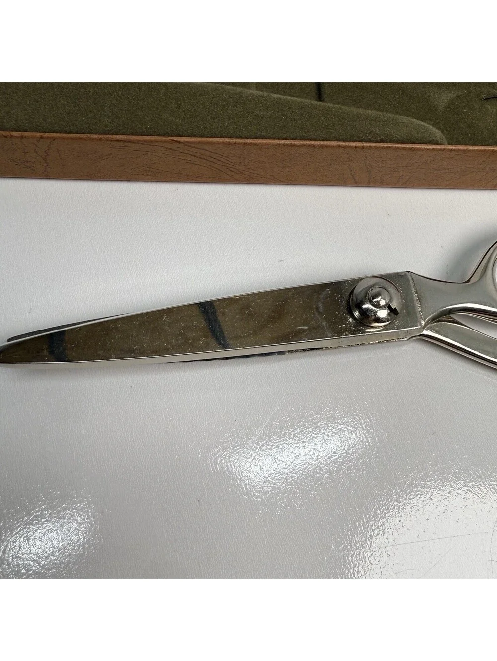 Vintage Gingher Pinking Shears Scissors G-7P Original Box 7-1/2